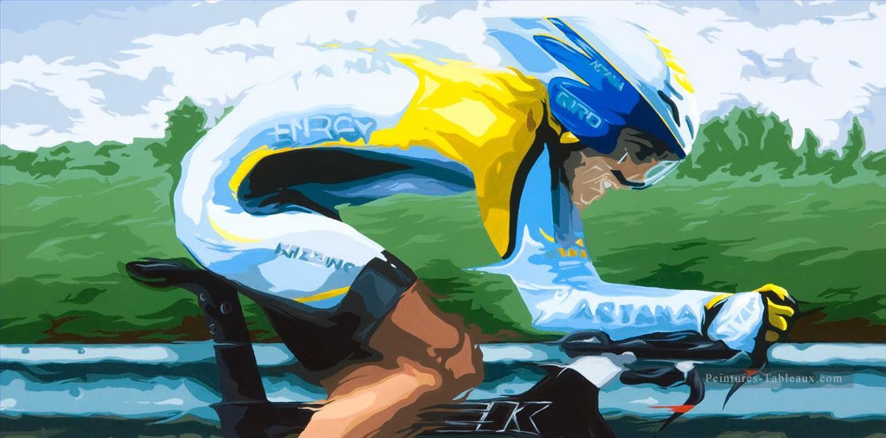 sport Contador impressionniste Peintures à l'huile